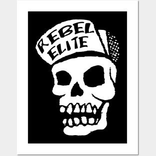 Rebel Elite Skull Posters and Art